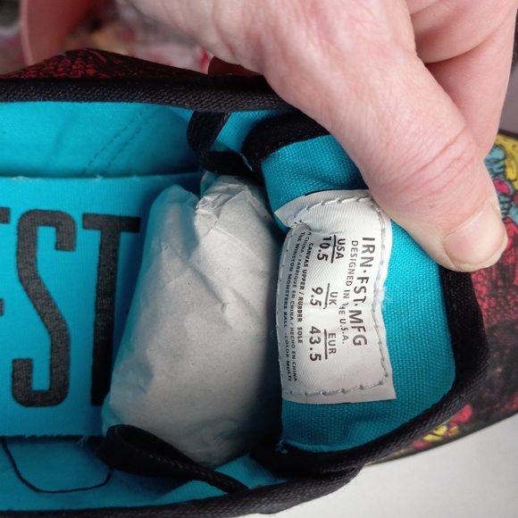 Nwt discontinued men's graphic sneakers! Skate shoes! Y2k! Rare! SOLD - Picture 4 of 6